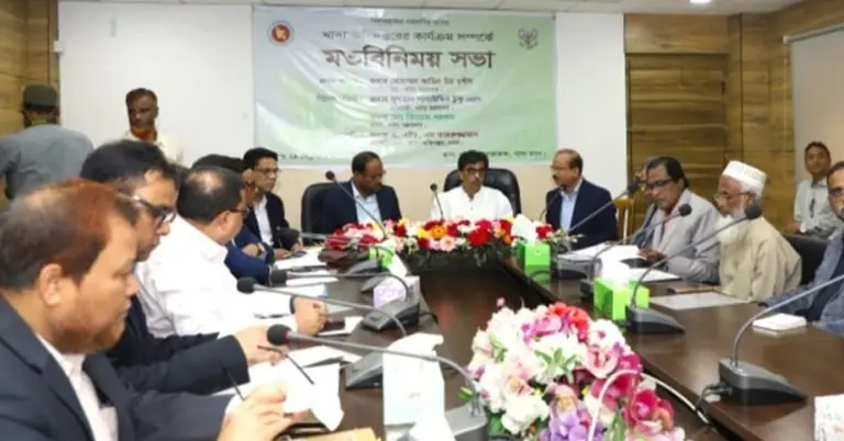 খাদ্য অধিদপ্তরের কর্মকর্তাদের সঙ্গে মতবিনিময়